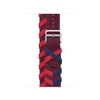 Ремінець Apple Watch Hermès - 41mm Rouge H Bridon Double Tour (MTHN3)
