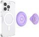 Тримач для телефону PopSockets Phone Grip Compatible with MagSafe - Lavender Translucent