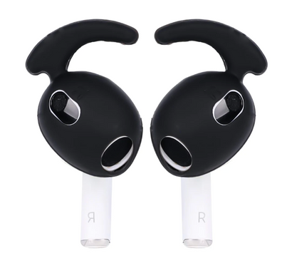 Накладки з гачками силіконові для AirPods 3 - Чорні