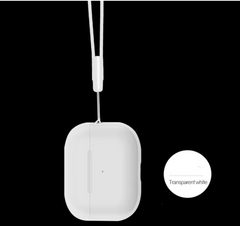 Напівпрозорий силіконовий чохол з ремінцем для AirPods Pro 2