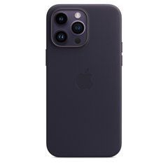 Чехол Apple iPhone 14 Pro Max Leather Case with MagSafe - Ink (MPPP3)
