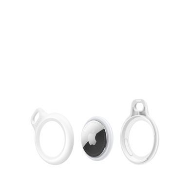 Чохол пластиковий зі шнурком Belkin Secure Holder with Strap for AirTag – White (HNPW2)