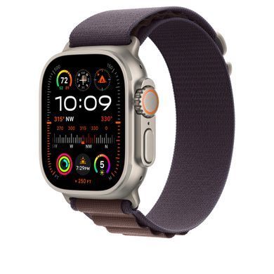 Ремінець Apple Indigo Alpine Loop для Watch 49mm - Medium (MT5Q3)