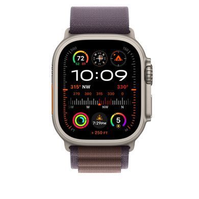 Ремінець Apple Indigo Alpine Loop для Watch 49mm - Medium (MT5Q3)