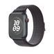 Ремешок Apple Nike Sport Loop Watch 45mm Black/Blue (MUJX3)
