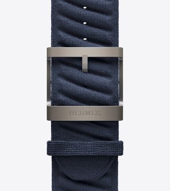 Ремінець Apple Watch Hermès - 49mm Bleu Nuit En Mer (MXJA3)