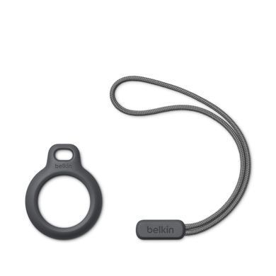 Чохол пластиковий зі шнукром Belkin Secure Holder with Strap for AirTag – Black (HNPV2)