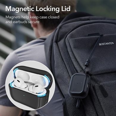 Чохол ESR Orbit Hybrid Case (HaloLock) with MagSafe для AirPods Pro 2 - Чорний