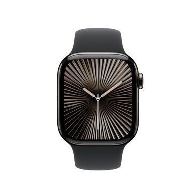 Ремешок Apple 42mm Black Sport Band - S/M (MXLJ3)