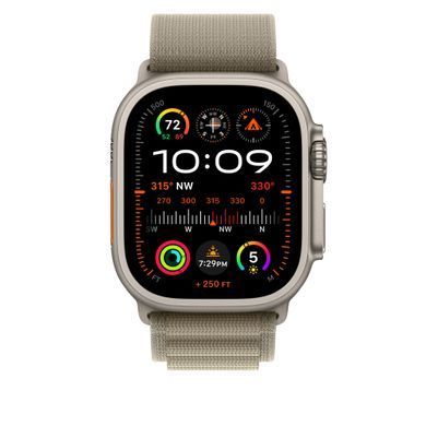Ремешок Apple Olive Alpine Loop для Watch 49mm - S/M/L