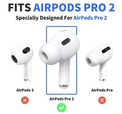 Напівпрозорі силіконові накладки для AirPods Pro 2