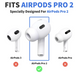 Напівпрозорі силіконові накладки для AirPods Pro 2