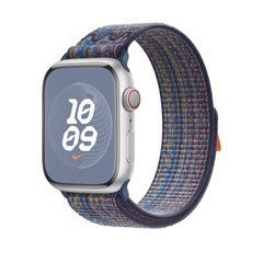 Ремешок Apple Nike Sport Loop Watch 45mm Game Royal/Orange (MTL53)
