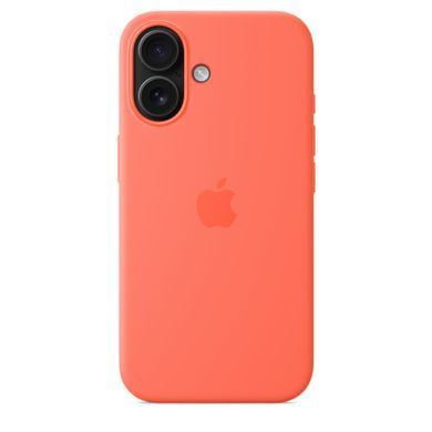 Чехол Apple iPhone 16 Silicone Case with MagSafe - Tangerine (MDGN4)