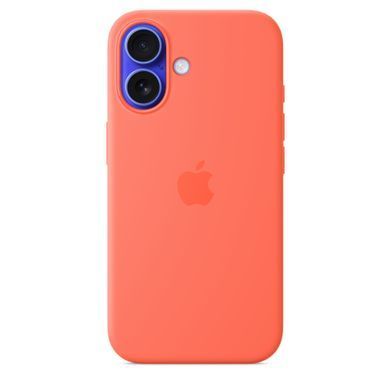 Чехол Apple iPhone 16 Silicone Case with MagSafe - Tangerine (MDGN4)