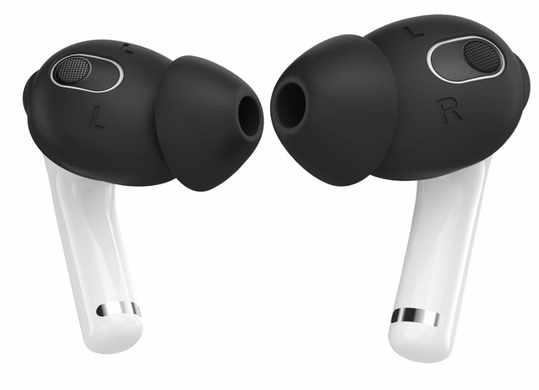 Комплект чорних силіконових вакуумних накладок для AirPods 3