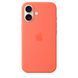 Чехол Apple iPhone 16 Silicone Case with MagSafe - Tangerine (MDGN4)
