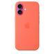 Чехол Apple iPhone 16 Silicone Case with MagSafe - Tangerine (MDGN4)