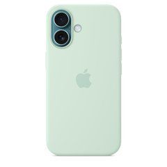 Чехол Apple iPhone 16 Silicone Case with MagSafe - Aquamarine (MDGP4)