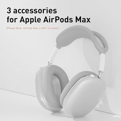 Комплект накладок для навушників Apple AirPods Max - Прозорий/Сірий