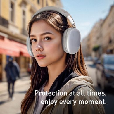 Комплект накладок для навушників Apple AirPods Max - Прозорий/Сірий