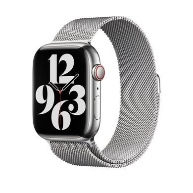Ремешок Apple Silver Milanese Loop для Watch 45mm (ML783)