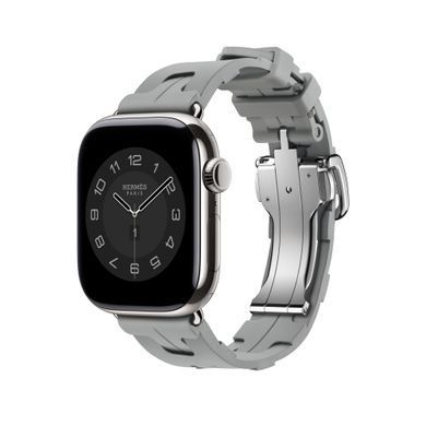 Ремнінець Apple Watch Hermès - 42mm Gris Kilim Single Tour (MDFE4)