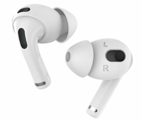 Комплект білих силіконових вакуумних накладок для AirPods 3