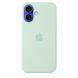 Чехол Apple iPhone 16 Silicone Case with MagSafe - Aquamarine (MDGP4)