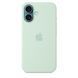 Чехол Apple iPhone 16 Silicone Case with MagSafe - Aquamarine (MDGP4)