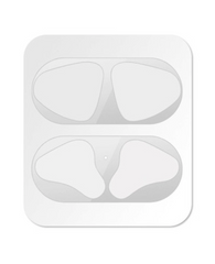 Серебристая пылезащитная наклейка для AirPods 1 / 2