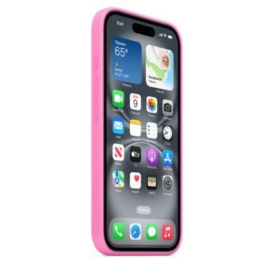 Чехол Apple iPhone 16 Silicone Case with MagSafe - Peony (MDGM4)