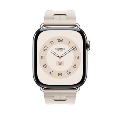 Ремнінець Apple Watch Hermès - 46mm Béton Kilim Single Tour (MXJL3)