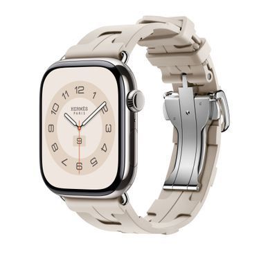 Ремнінець Apple Watch Hermès - 46mm Béton Kilim Single Tour (MXJL3)