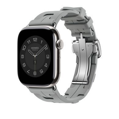 Ремнінець Apple Watch Hermès - 46mm Gris Kilim Single Tour (MDFH4)