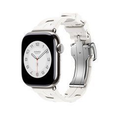 Ремнінець Apple Watch Hermès - 42mm Blanc Kilim Single Tour (MDWA4)