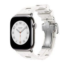 Ремнінець Apple Watch Hermès - 46mm Blanc Kilim Single Tour (MDWC4)