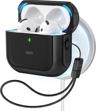 Чохол ESR Orbit Hybrid Case (HaloLock) with MagSafe для AirPods 4 - Чорний