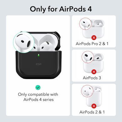 Чохол ESR Orbit Hybrid Case (HaloLock) with MagSafe для AirPods 4 - Чорний