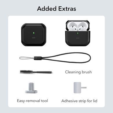 Чохол ESR Orbit Hybrid Case (HaloLock) with MagSafe для AirPods 4 - Чорний