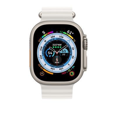 Ремешок Apple Ocean Band для Watch 49mm - White (MQE93)