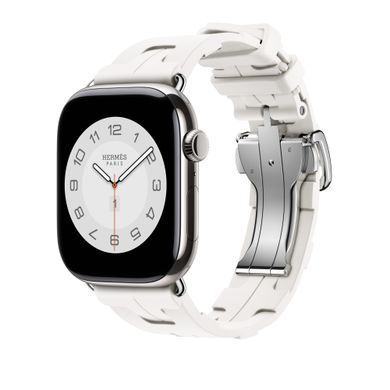 Ремнінець Apple Watch Hermès - 46mm Blanc Kilim Single Tour (MDWC4)