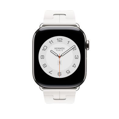 Ремнінець Apple Watch Hermès - 46mm Blanc Kilim Single Tour (MDWC4)