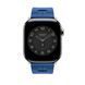 Ремнінець Apple Watch Hermès - 46mm Bleu de France Kilim Single Tour (MXJR3)