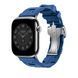 Ремнінець Apple Watch Hermès - 46mm Bleu de France Kilim Single Tour (MXJR3)