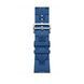 Ремнінець Apple Watch Hermès - 46mm Bleu de France Kilim Single Tour (MXJR3)