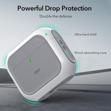 Чохол ESR Orbit Hybrid Case (HaloLock) with MagSafe для AirPods 4 - Білий