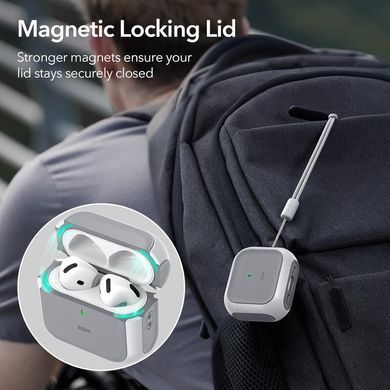 Чохол ESR Orbit Hybrid Case (HaloLock) with MagSafe для AirPods 4 - Білий