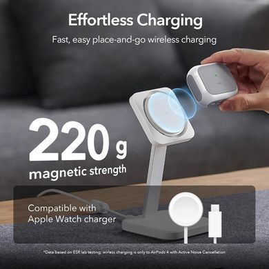 Чохол ESR Orbit Hybrid Case (HaloLock) with MagSafe для AirPods 4 - Білий