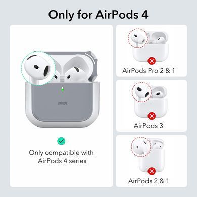 Чохол ESR Orbit Hybrid Case (HaloLock) with MagSafe для AirPods 4 - Білий